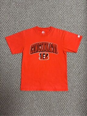 Cincinnati Bengals Orange Starter Y2K Style NFL Graphic T-Shirt
